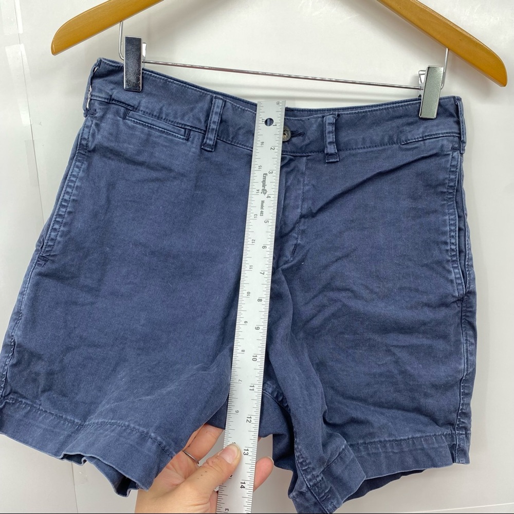 American Eagle Blue Navy Chino Classic Shorts 26 - Picture 7 of 8